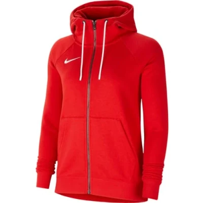 Abbildung von Nike Performance W NK FLC PARK20 FZ Hoodie Sweatjacke University red white, Damen, Größe: XL, white