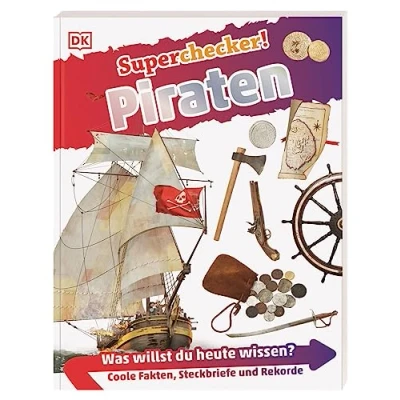 Abbildung von Superchecker! Piraten: Was willst du heute wissen? Coole Fakten, Steckbriefe und Rekorde. Für Kinder ab 7 Jahren