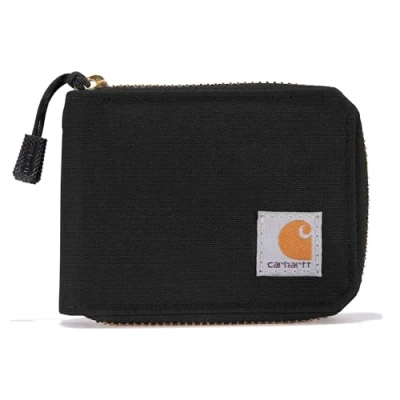 Abbildung von Carhartt Herren Standard Canvas Reißverschluss Durable Zipper Wallet Nylon Duck (Schwarz) Einheitsgröße, Ente