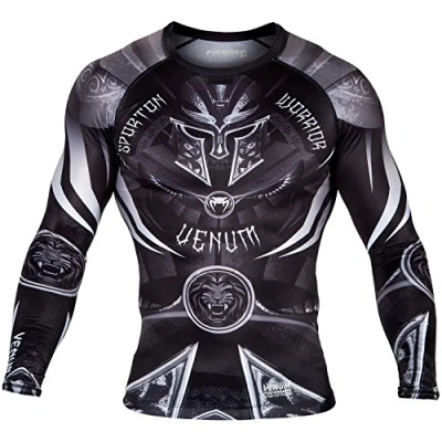 Abbildung von Venum, Gladiator 3.0 Rashguard, Herren, XXL, Schwarz/Weiß