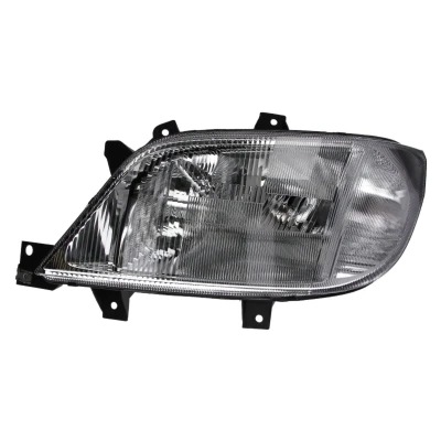 Abbildung von TYC 20 0496 15 2 Scheinwerfer links H1/H1, H7 mit Nebelscheinwerfer Lampenträger, ohne Elektromotor MERCEDES BENZ: Sprinter 3 T Minibus