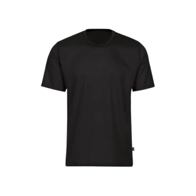 Abbildung von Trigema Damen T Shirt 536202, Gr. 44 (Herstellergröße: L), Schwarz (Schwarz 008)