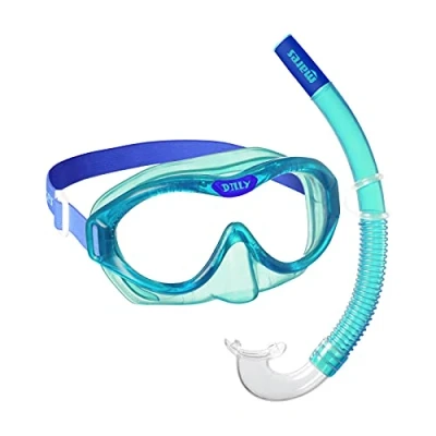 Abbildung von Mares Aquazone Combo Dilly, bestehend aus Maske und Schnorchel Kinder 4 7 Jahre, Blau/Aqua