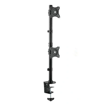 Abbildung von HALTERUNGSPROFI Dual 2 Fach Vertikal Tischhalterung für LED LCD Monitore bis 27 Zoll VESA 75x75 100x100 OFFICE 102V