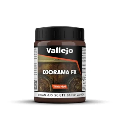 Abbildung von Vallejo Verwitterungseffekte Farbe, 200 ml Brown Thick Mud