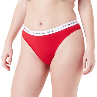 Abbildung von Tommy Hilfiger Damen String Tanga, Rot (Primary Red), XL