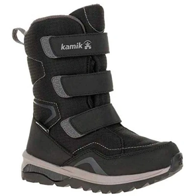 Abbildung von Kamik Jungen Unisex Kinder Chinook Hi Schneestiefel, Schwarz (Black Charcoal BLK), 31 EU