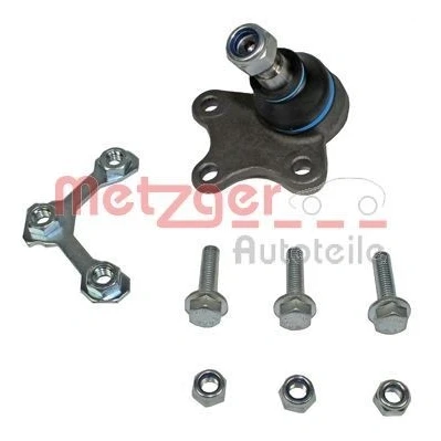 Abbildung von METZGER 57005011 Traggelenk Vorderachse links, unten KIT + SKODA: Fabia 1 Combi, 2, I Hatchback, VOLKSWAGEN: Polo IV Hatchback
