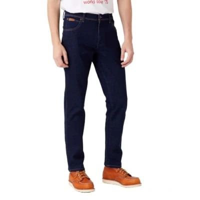 Abbildung von Wrangler Men&#039;s Texas Slim Day Drifter Jeans, Blue, W28 / L32