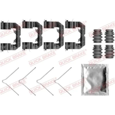 Abbildung von QUICK BRAKE 109 0089 Zubehörsatz, Scheibenbremsbelag HYUNDAI: i20 II Hatchback, Coupe, OPEL: Corsa E Hatchback