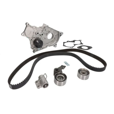Abbildung von CONTITECH CT1043WP1 Wasserpumpe + Zahnriemensatz mit Spanndämpfer, Spannrolle 178 TOYOTA: Previa / Estima II, RAV4 II Off Road, Corolla IX Hatchback