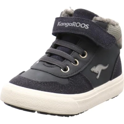Abbildung von KangaROOS Jungen Unisex Kinder KAVU Shady EV Sneaker, dk Navy/Steel Grey, 27 EU