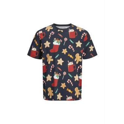 Abbildung von Jack &amp; Jones Tshirt print, Herren, Größe: XL, Sky captain