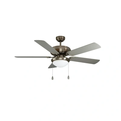 Abbildung von EGLO LED Deckenleuchte »BALLINA Deckenventilator«, 2 flammig, Leuchtmittel E27 wechselbar, Deckenlampe, Ventilator mit Licht, Zugkette, Wendeflügel, Ø 132cm