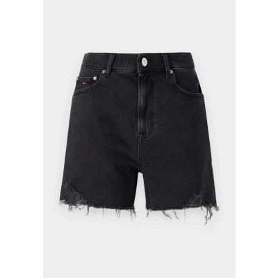 Abbildung von Tommy Jeans MOM Shorts Washed black, Damen, Größe: 24, black