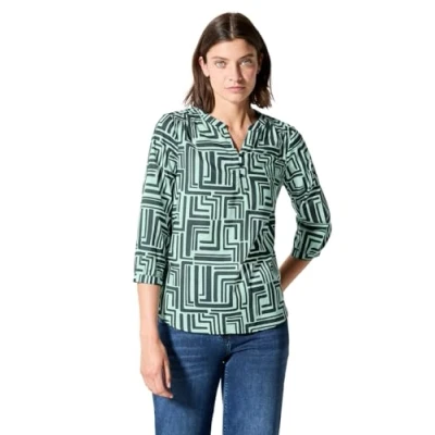 Abbildung von Cecil Damen B345648 Bluse, Slate Khaki, L