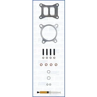 Abbildung von AJUSA JTC11837 Montagesatz, Lader syringe with oil mit Dichtungen Montageanleitung AUDI: Q5, A5 B8 Coupe, A6 C7 Avant
