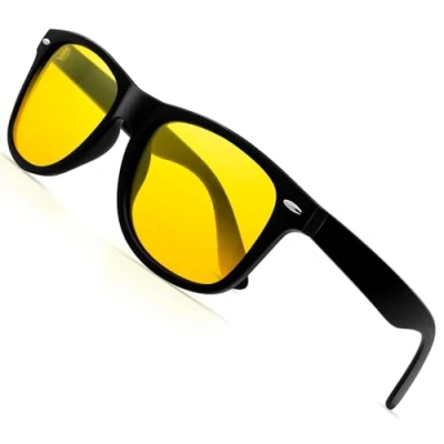 Abbildung von KANASTAL Nachtsichtbrille Fahren Gelb Gläser Sonnenbrille Nachtbrille zum Autofahren Herren Anti Blende Nachtsichtbrillen Nachts Auto Brille