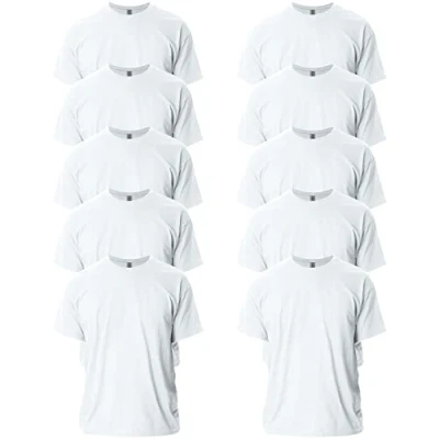 Abbildung von Gildan Unisex T shirt aus Ultra baumwolle, Stil G2000 Shirt, Vit, XXL