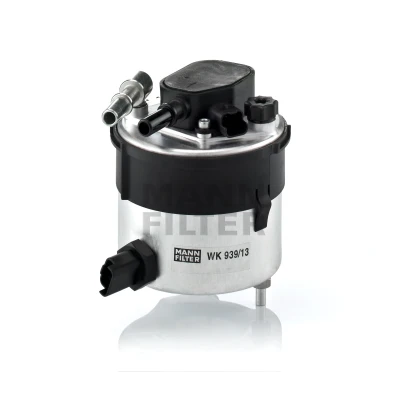 Abbildung von MANN FILTER WK 939/13 Kraftstofffilter Leitungsfilter FORD: FIESTA 6, Focus 2 Kombi, 5, VOLVO: V50, S40 II, V70 3, MAZDA: 3 Hatchback