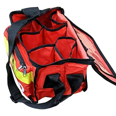 Abbildung von JFA Medical Roter Haversack Erste Hilfe Tasche mit Vordertasche, leer, rot, Klassisch