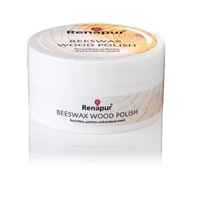 Abbildung von Renapur Lebensmittelsicheres Bienenwachs Holzpolitur Premium Möbelpolitur &amp; Conditioner Nährt, Poliert und Schützt alle Holzarten Ideal für Holzoberflächen Möbel (200ml)