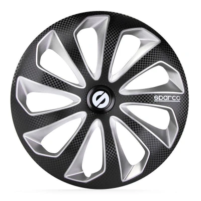 Abbildung von SPARCO Sicilia SPC1475BKSVC Radblenden 14Zoll schwarz/silber