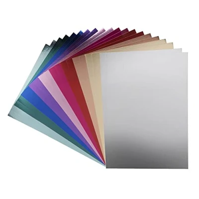 Abbildung von Ideen mit Herz Spiegel Karton Metall Papier DIN A4 300g/m² 2x 10 verschieden Farben 20 Bogen