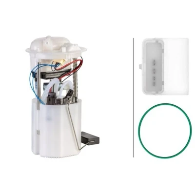 Abbildung von HELLA 8TF 358 106 011 Kraftstoff Fördereinheit mit Dichtung, Tankgeber elektrisch FIAT: Panda II Hatchback, 500 Hatchback