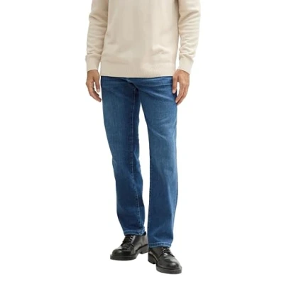 Abbildung von TOM Tailor Jeans Straight Leg, Herren, Größe: 36x34, Clean mid stone blue denim