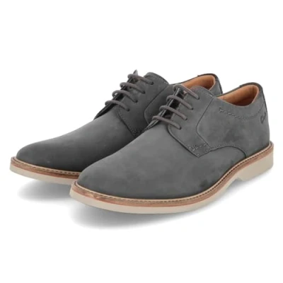 Abbildung von Clarks Herren Atticus Lt Lace Oxford, Dunkelgraues Nubuk, 41 EU