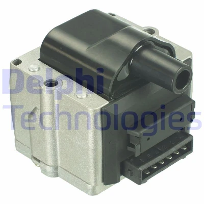 Abbildung von DELPHI GN10378 12B1 Zündspule 6 12 VOLKSWAGEN: Polo III Hatchback, Lupo / 3L, SEAT: Alhambra I, Arosa, SKODA: Octavia I Hatchback