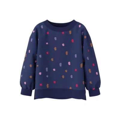 Abbildung von NAME IT Mädchen Nmfnirana Ls Loose Pb Sweatshirt, Beacon Blue, 86 EU