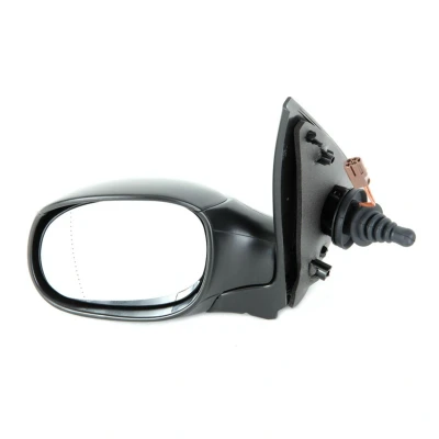 Abbildung von Außenspiegel Blic 5402 04 1133283P links schwarz mechanisch asphärisch, beheizt PEUGEOT: 206 Hatchback, SW, Saloon