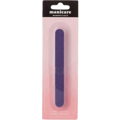 Abbildung von Manicare Nagelfeilen, langlebig, 5er Pack, zum Formen von natürlichen Nägeln, beidseitig, feine und grobe Körnung, stark robust, für zuhause, Salons, professionelle Maniküre oder Pediküre