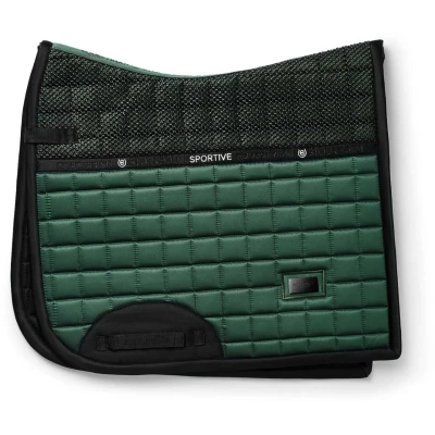 Abbildung von Equestrian Stockholm FW&#039;22 Sportive Sycamore Green dressage saddlepad