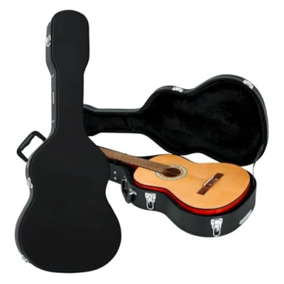 Abbildung von Gator Cases Hartschalen Holzkoffer für Klassische Nylonsaiten Akustikgitarren (GWE Classic)
