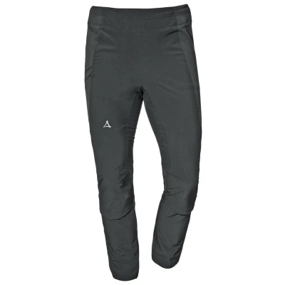Abbildung von Schöffel Herren Hybrid Pants Corno M, winddichte, wasserabweisende Fahrradhose mit 4D BODY MAPPING, lange MTB Hose vorgeformtem Knie und Komfortbund, atmungsaktive Sporthose, schwarz, 50