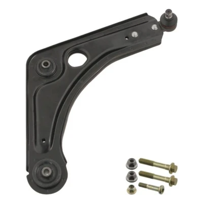 Abbildung von febi BILSTEIN 33116 Querlenker Plus mit Anbaumaterial Trag /Führungsgelenk, Lager Vorderachse rechts Stahlblech FORD: Escort 6