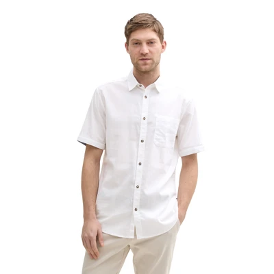 Abbildung von TOM Tailor Shirt Hemd, Herren, Größe: XL, White