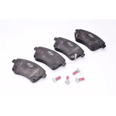 Abbildung von DELPHI LP2203 Bremsbelagsatz mit akustischer Verschleißwarnung Anti Quietsch Blech Zubehör KIA: Venga, Venga Box Body / Hatchback