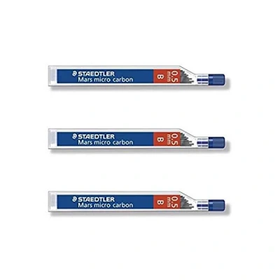 Abbildung von Staedler Minen Mars Micro Carbon, 0,5 mm, B, 3 Packungen à 12