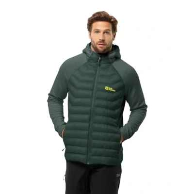 Abbildung von Jack Wolfskin Routeburn PRO Hybrid Outdoorjacke, Herren, Größe: 3XL, Black olive