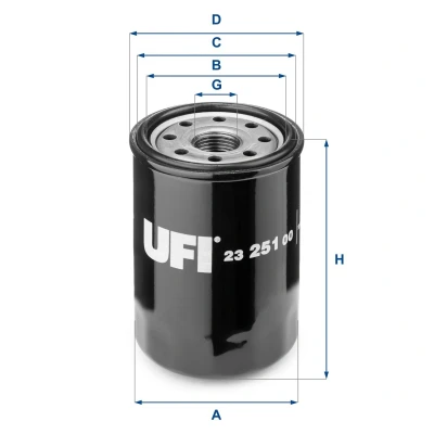 Abbildung von UFI 24.365.00 Kraftstofffilter Filtereinsatz 8 VOLKSWAGEN: GOLF 2, TRANSPORTER 3 Bus, Polo II Coupe, HONDA: CIVIC 6 Hatchback, Aerodeck