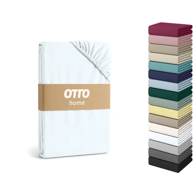Abbildung von OTTO home Spannbettlaken "Cremona Baumwolle-Elasthan" NEU bis 30 cm Höhe, Bettlaken in PREMIUM Qualität, auch Zwirn-Jersey