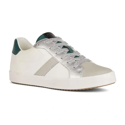 Abbildung von Geox D BLOMIEE C Sneaker, Optic White/DK Green, 41 EU