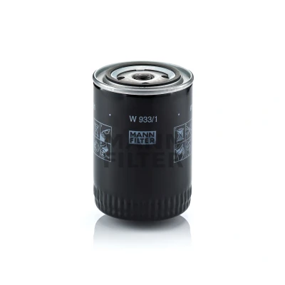 Abbildung von MANN FILTER W 933/1 Ölfilter 3/4 16 UNF mit einem Rücklaufsperrventil Anschraubfilter NISSAN: Pick Up, Navara Pickup, Patrol GR 5 SUV
