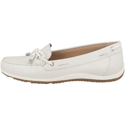 Abbildung von Geox Damen D Vega Moc B Mokassins , Off White 41 EU