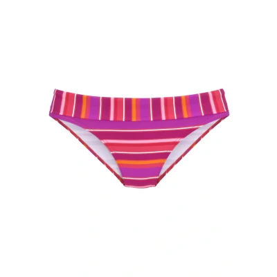 Abbildung von s.Oliver Bikini Hose »Fun«, mit Umschlagbund und trendigem Streifen Design