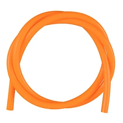 Abbildung von GOOFIT 5mm Schlauch Benzin Motorrad Kraftstoff Vergaser Universal Ersatz für Pitbike Moped ATV Quad Motor Orange
